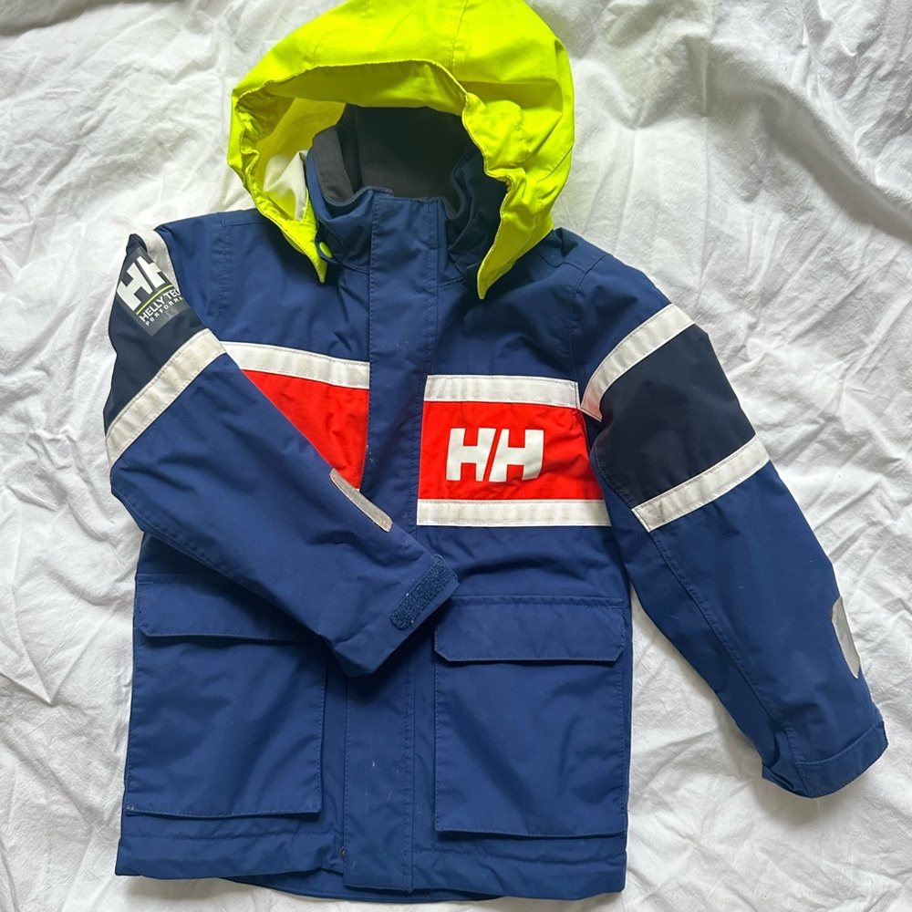 Kids Helly Hansen Raincoat/Outdoor gear size 110/5